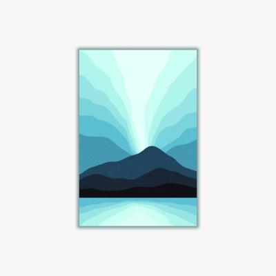Wolf & Badger Blue Mountain Vibes #2 A3 297 X 420Mm Stanley Print House