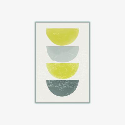 Wolf & Badger Yellow / Orange Watercolor Minimal Set #1 Extra Small Stanley Print House