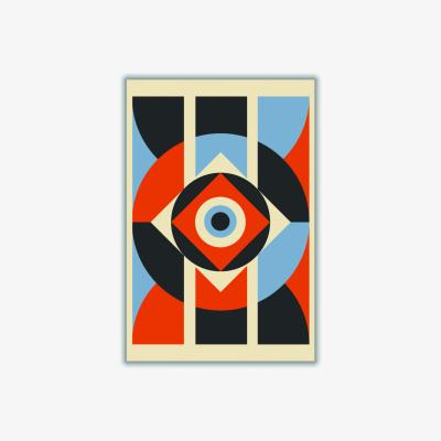 Wolf & Badger Geometric Patterns #1 Xxs Stanley Print House