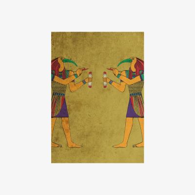 Wolf & Badger Walk Like An Egyptian Limited Edition Signed Print Jessica Russell Flint
