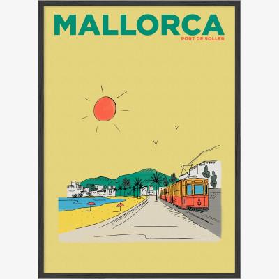 Wolf & Badger Mallorca Port De Soller Summer Escapes Print Places & Spaces Art Co.