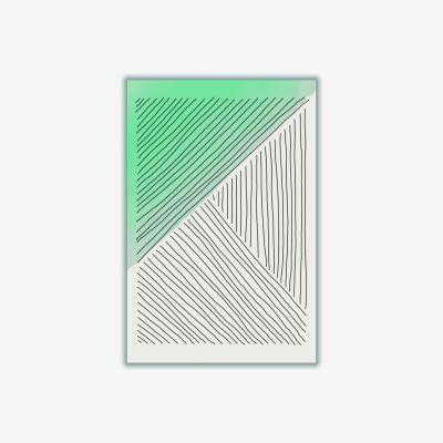 Wolf & Badger Green Minimalism #6 Small Stanley Print House