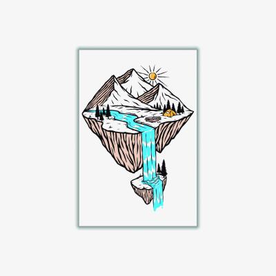 Wolf & Badger Blue More Than Meets The Eye A1 594 X 841Mm Stanley Print House