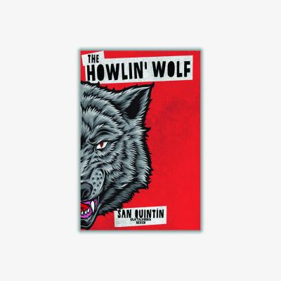 Wolf & Badger Grey The Howlin Wolf Extra Small Stanley Print House