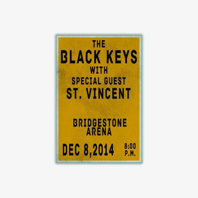Wolf & Badger Brown The Black Keys Small Stanley Print House