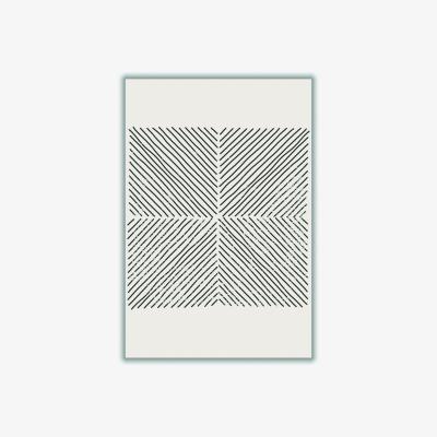 Wolf & Badger Black Geometric Minimal Set #3 Xxs Stanley Print House