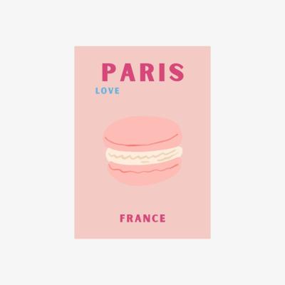 Wolf & Badger Pink / Purple Paris Love | Artchi