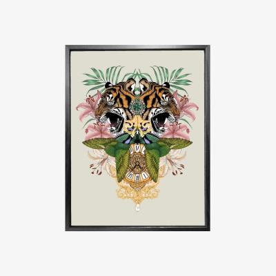 Wolf & Badger Antique Baroque Tiger Fine Art Print - A4 Emily Carter