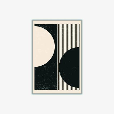 Wolf & Badger Black And White Planets Series #1 Extra Large Stanley Print House