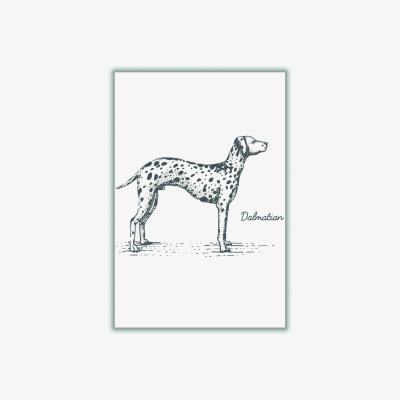 Wolf & Badger Grey Dalmation A1 594 X 841Mm Stanley Print House
