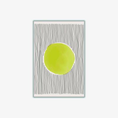 Wolf & Badger Yellow / Orange Sunny Minimal Design #1 Large Stanley Print House
