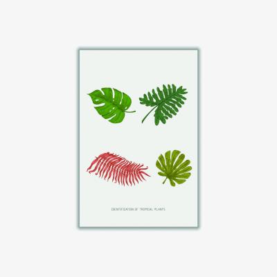 Wolf & Badger Green Identification Of Tropical Plants Extra Small Stanley Print House