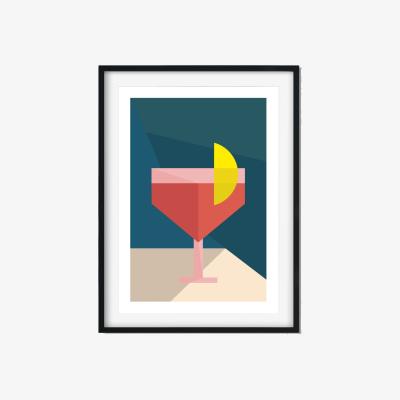 Wolf & Badger Happy Hour A3 297 X 420Mm The Native State