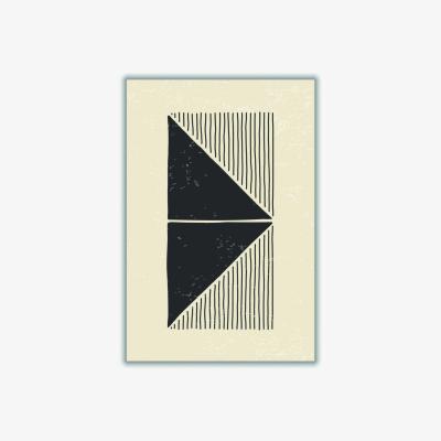 Wolf & Badger Black Triangles Series #4 Large Stanley Print House