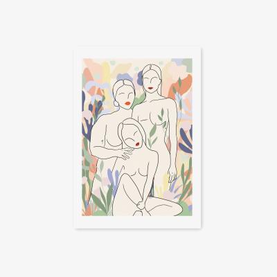 Wolf & Badger Sisterbloom Limited Edition Art Print 21X30Cm Soumati Studio