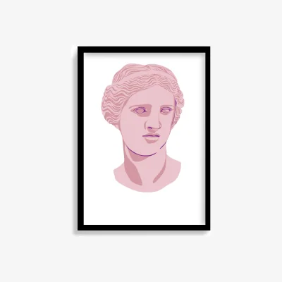 Wolf & Badger The Pink Venus Print | One Size | Absurde