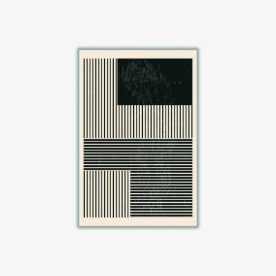 Wolf & Badger Black And White Minimal Series #1 Large Stanley Print House