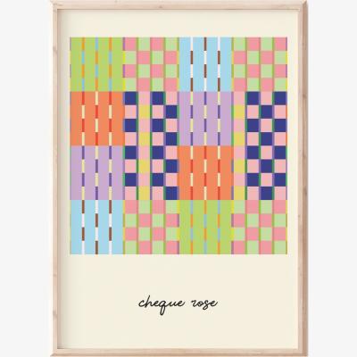 Wolf & Badger Colour Block Checkered Print Sofe Store