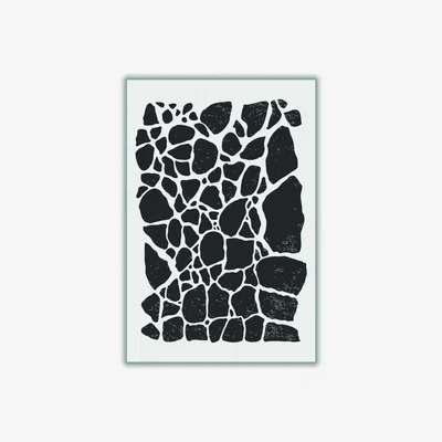 Wolf & Badger Black Abstract Collection #2 Extra Large Stanley Print House