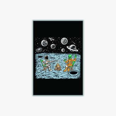 Wolf & Badger Blue Space Camp Vibes Xxs Stanley Print House