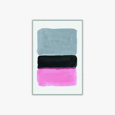 Wolf & Badger Pink / Purple Bright Abstract Design #3 Small Stanley Print House