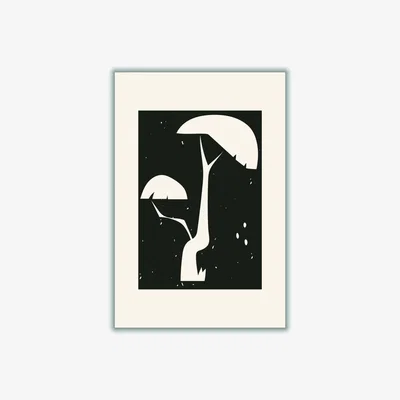 Wolf & Badger Black Chill Vibes Set #2 A3 297 X 420Mm Stanley Print House