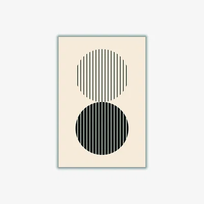 Wolf & Badger Black Minimal Circle Vibes #4 Extra Large Stanley Print House