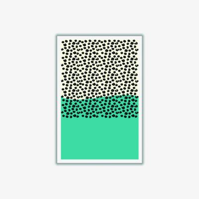 Wolf & Badger Blue Vibe 2 A3 297 X 420Mm Stanley Print House