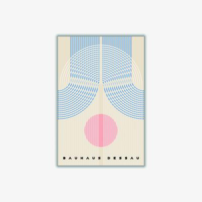 Wolf & Badger Rose Gold Bauhaus Design Ii Extra Large Stanley Print House