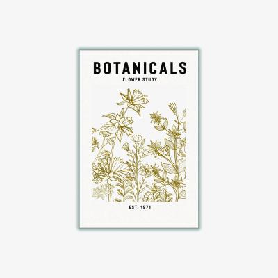 Wolf & Badger Brown Botanicals Flower Study Ii A4 210 X 297Mm Stanley Print House