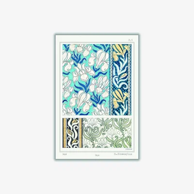 Wolf & Badger Blue Iris Ii Print By Maurice Pillard Verneuil A2 420 X 594Mm Stanley Print House