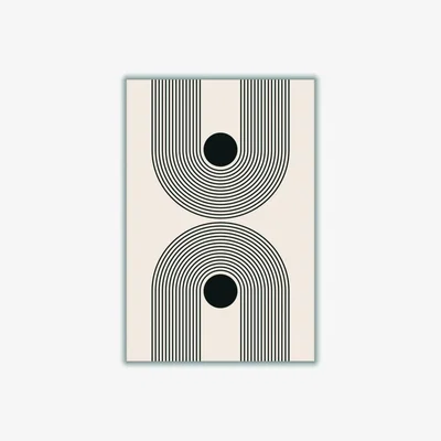 Wolf & Badger Black Boho Vibe Series #5 Xxs Stanley Print House