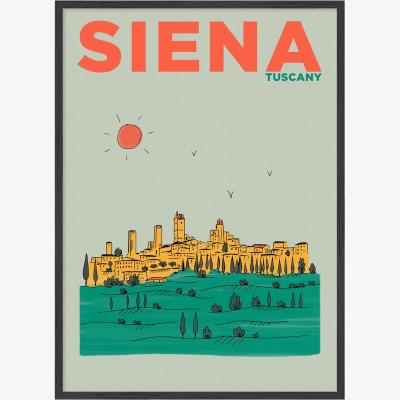 Wolf & Badger Siena Tuscany Summer Escapes Print Places & Spaces Art Co.