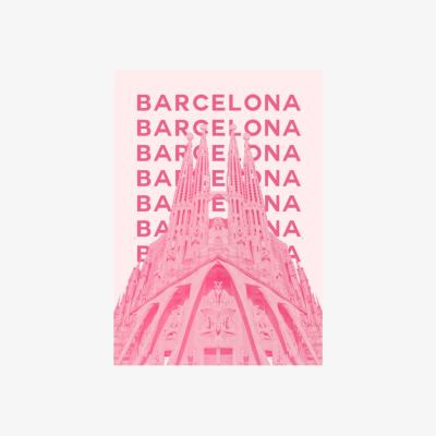 Wolf & Badger Pink / Purple Barcelona Gothic Vibes | Artchi