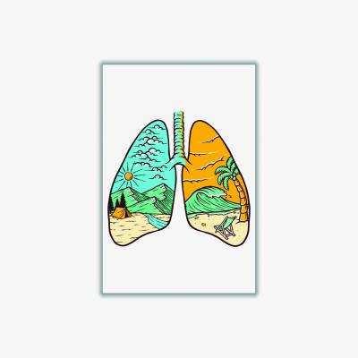 Wolf & Badger Breathe It All In A1 594 X 841Mm Stanley Print House