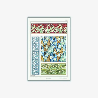 Wolf & Badger Muguet Lily Of The Valley By Maurice Pillard Verneuil Small Stanley Print House
