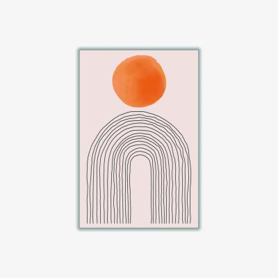 Wolf & Badger Yellow / Orange Easy Sun #2 A4 210 X 297Mm Stanley Print House
