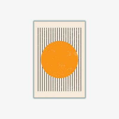 Wolf & Badger Yellow / Orange Boho Sunshine Extra Small Stanley Print House