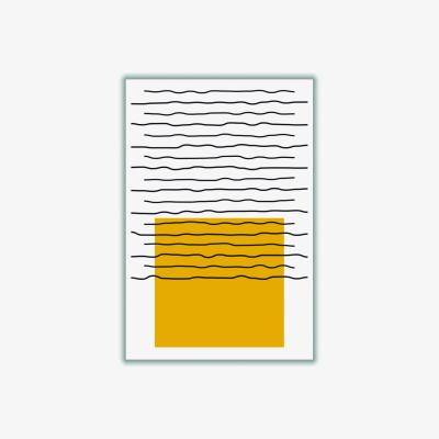 Wolf & Badger Yellow / Orange Minimal Primary 2 Small Stanley Print House