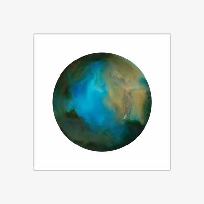 Wolf & Badger Blue Oasis - Fine Art Print | Medium | Art by Affie