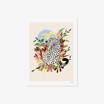 Wolf & Badger Self-Care Art Print 21X30Cm Soumati Studio