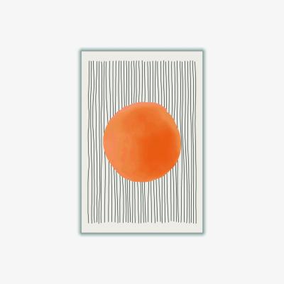 Wolf & Badger Yellow / Orange Abstract Color Vibe #2 A2 420 X 594Mm Stanley Print House