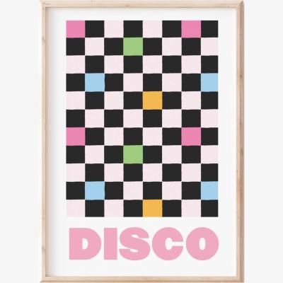 Wolf & Badger Disco Checkerboard Print Sofe Store