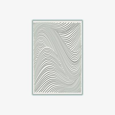 Wolf & Badger Grey Minimal Lines Set 4 Medium Stanley Print House