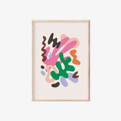 Wolf & Badger Fluid Shapes Print Sofe Store