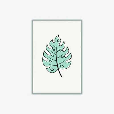 Wolf & Badger Rose Gold Abstract Tropical Leaves Iii A2 420 X 594Mm Stanley Print House
