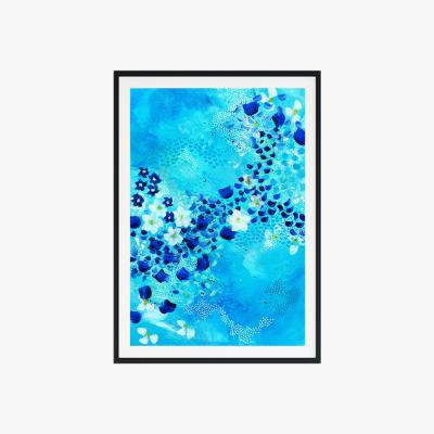 Wolf & Badger Blue Darling I'm A Nightmare Dressed Like A Daydream, Limited Edition Print | Jessica Slack Studio