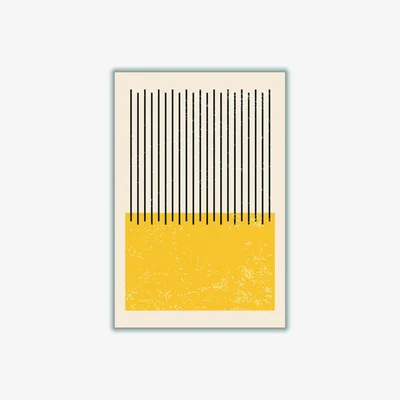Wolf & Badger Yellow / Orange Minimal Colour Set #3 Xxs Stanley Print House