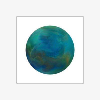 Wolf & Badger Blue Deluge - Fine Art Print | Medium | Art by Affie