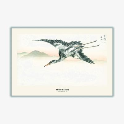 Wolf & Badger Grey Numata Kashu - Eastern Common Crane A3 297 X 420Mm Stanley Print House